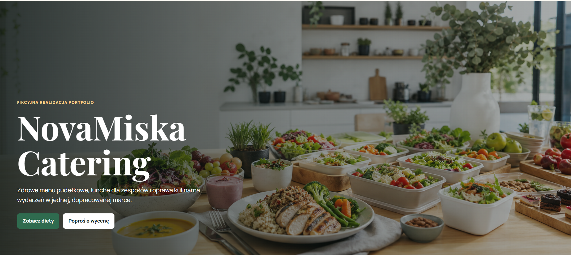 Projekt: Przykładowa Strona dla Firmy Kateringowej